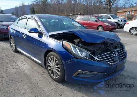2015 Hyundai Sonata Limited z USA, uszkodzony, nr VIN 5NPE34AF6FH257201